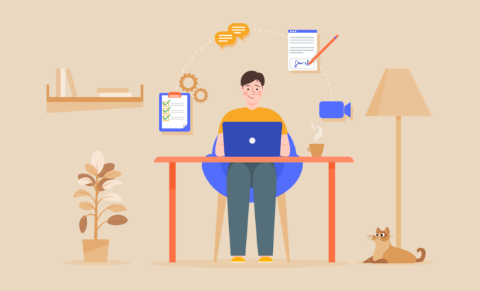 Online onboarding and training for new employees