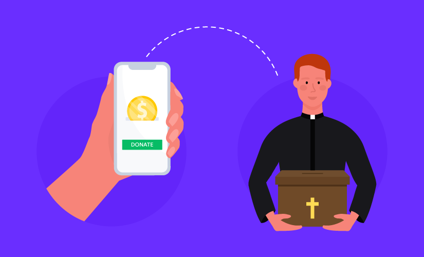 Online church donation