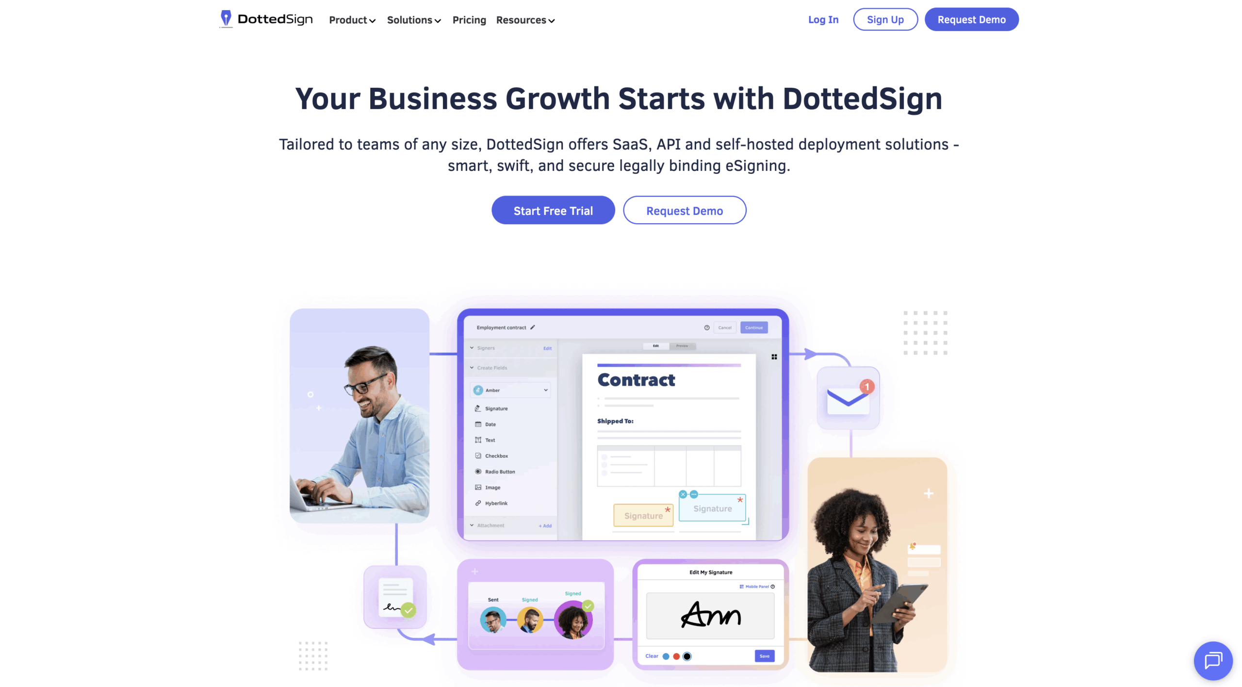 DottedSign Landing Page