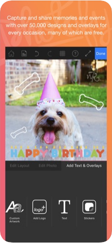 User Interface of Photofy