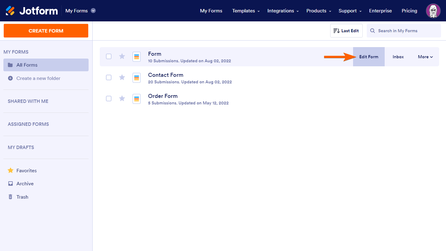Cara Edit Formulir Online Anda Image-1