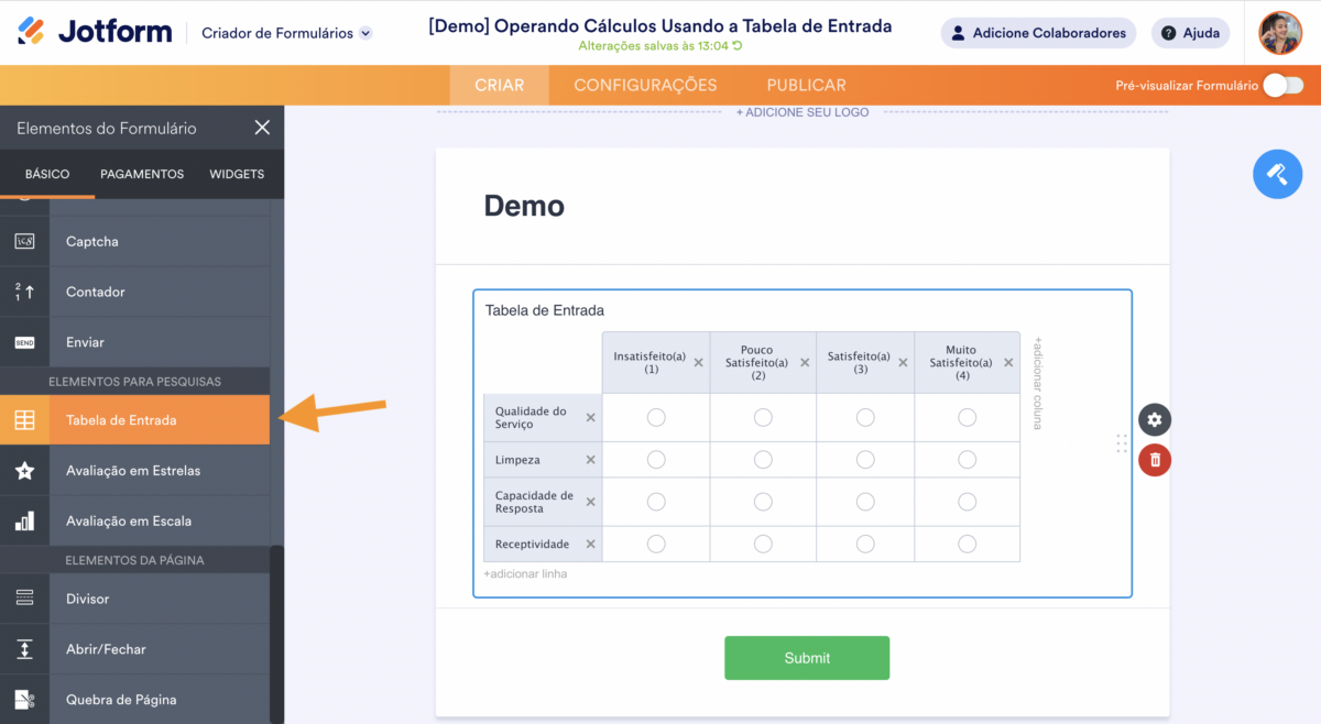 criador-de-formularios-tabela-de-entrada