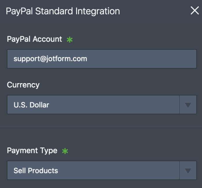 Getting started with PayPal and Jotform Image-2