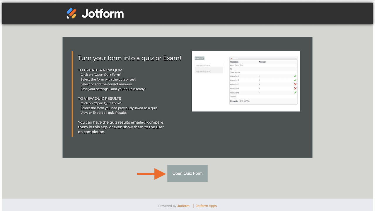 Como usar a ferramenta Quiz Form - 1