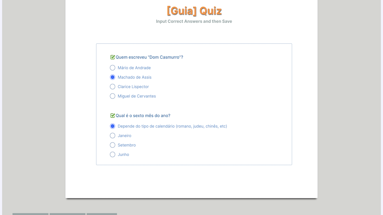 Como usar a ferramenta Quiz Form - 5