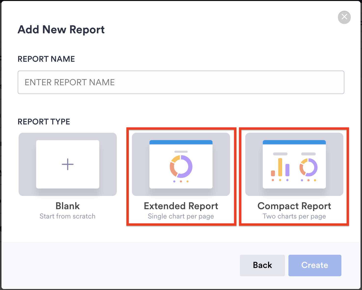 Add New Report Page in Jotform Report Builder