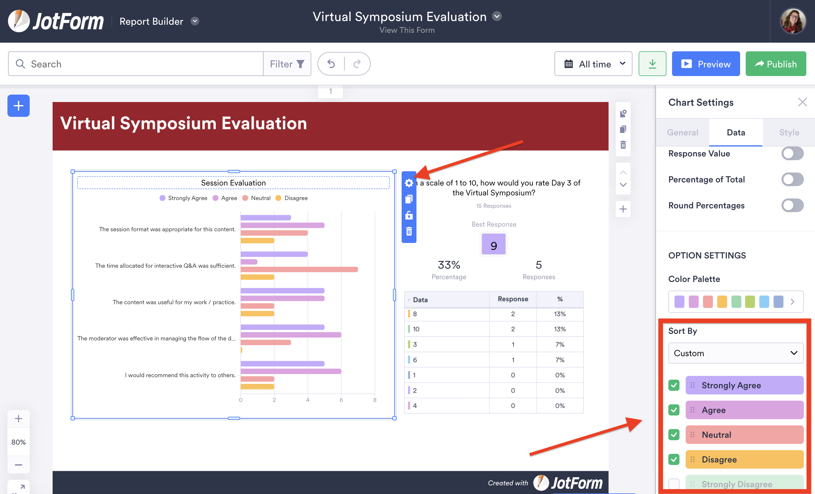 How to collect and share feedback data with Jotform Report Builder Image-4