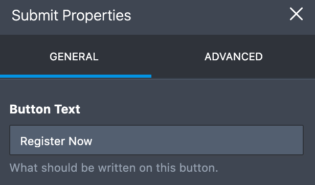 button text