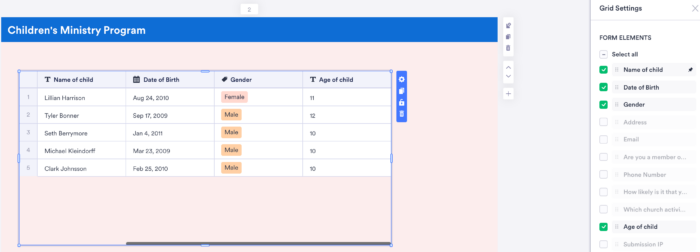 Omit irrelevant responses from Jotform Report Builder