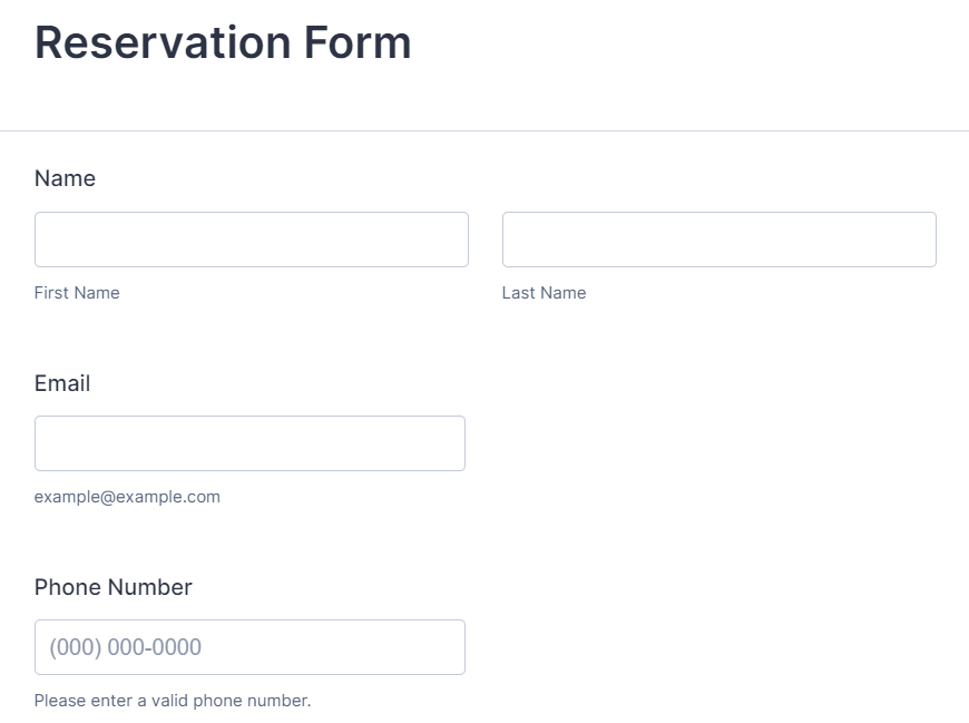 Using reservation forms to ensure capacity compliance Image-2