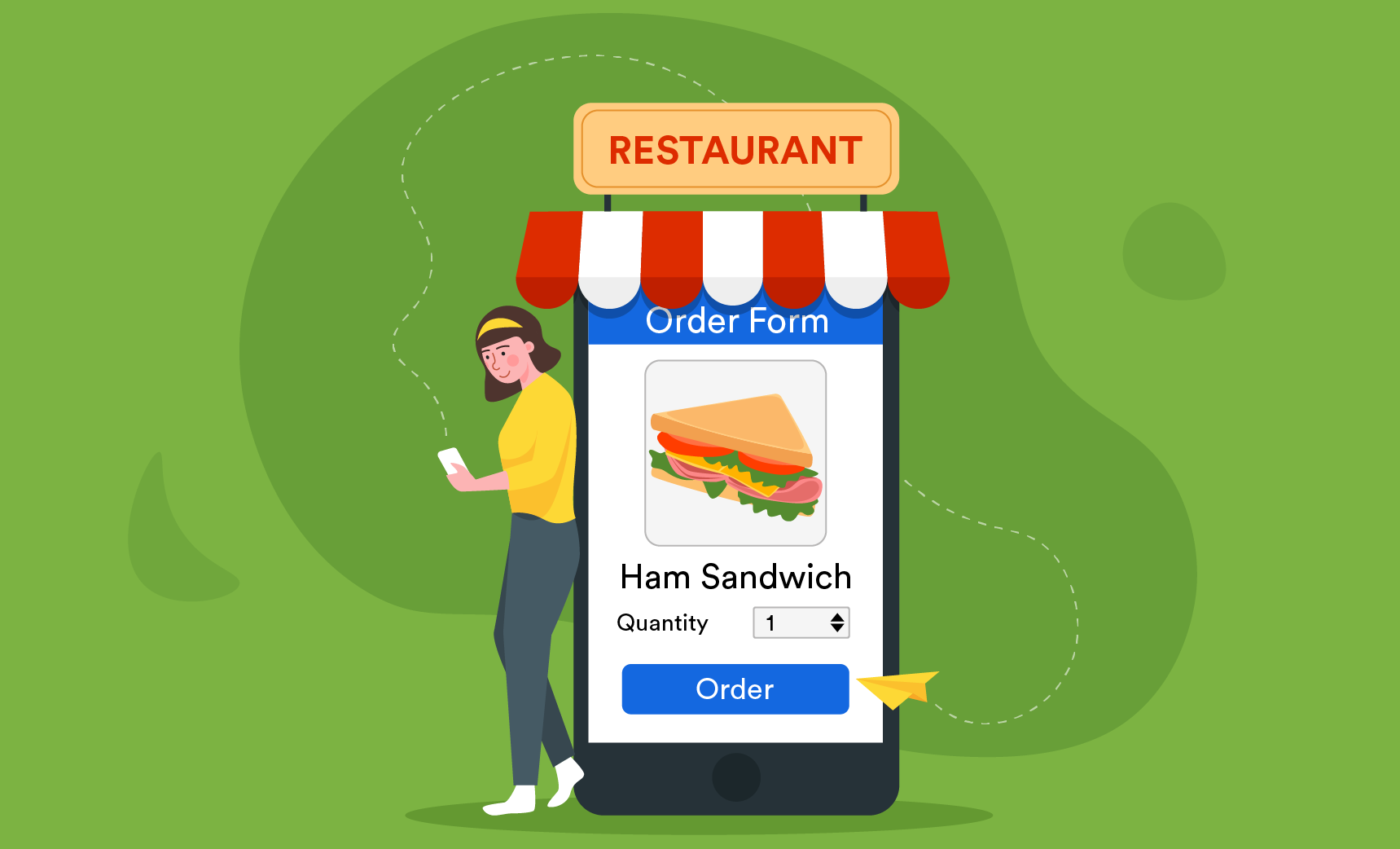 online sandwich order form for restaurants