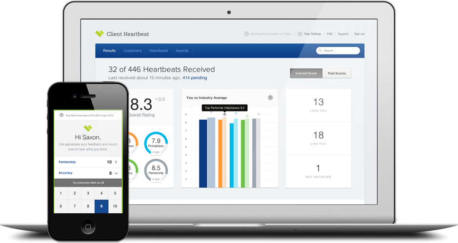 Client Heartbeat Kundenfeedback-Tool