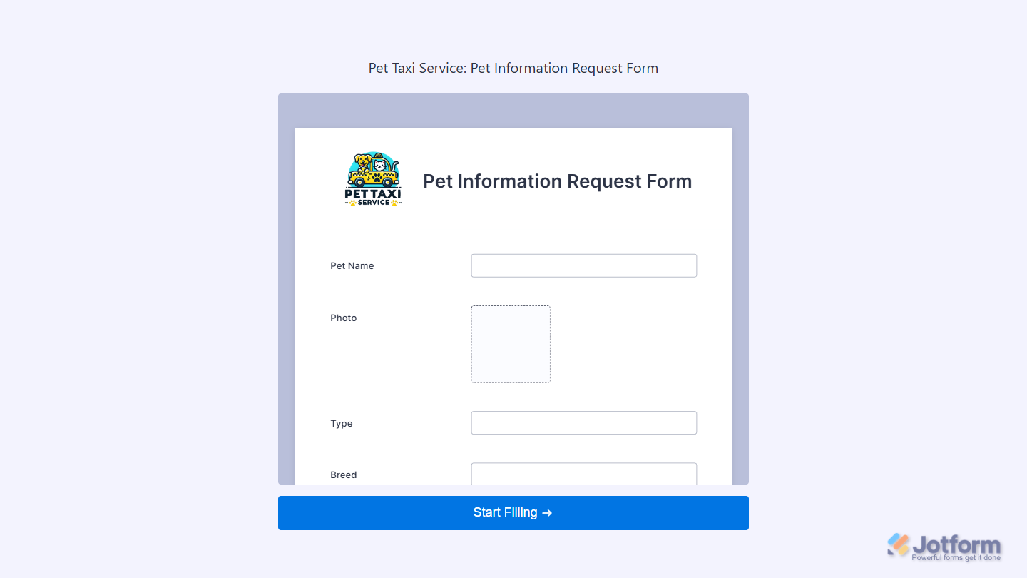 PDF Thumbnail on the Welcome page of the Jotform Smart PDF form