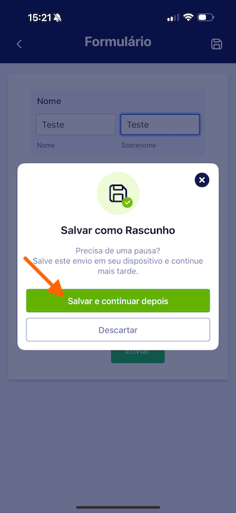 App Jotform Formulários Móveis 3