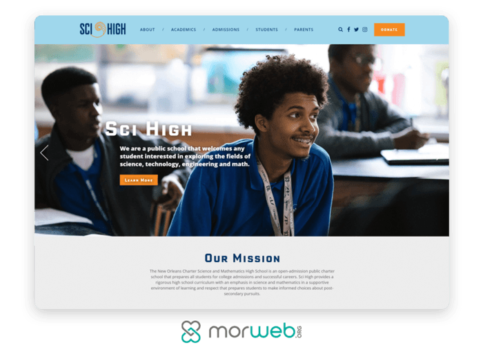 School web design: 3 tips to engage students and parents Image-2
