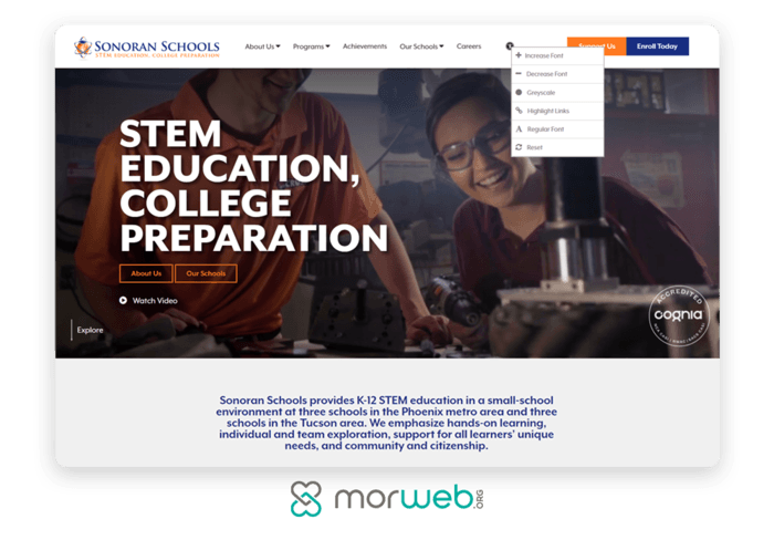 School web design: 3 tips to engage students and parents Image-3