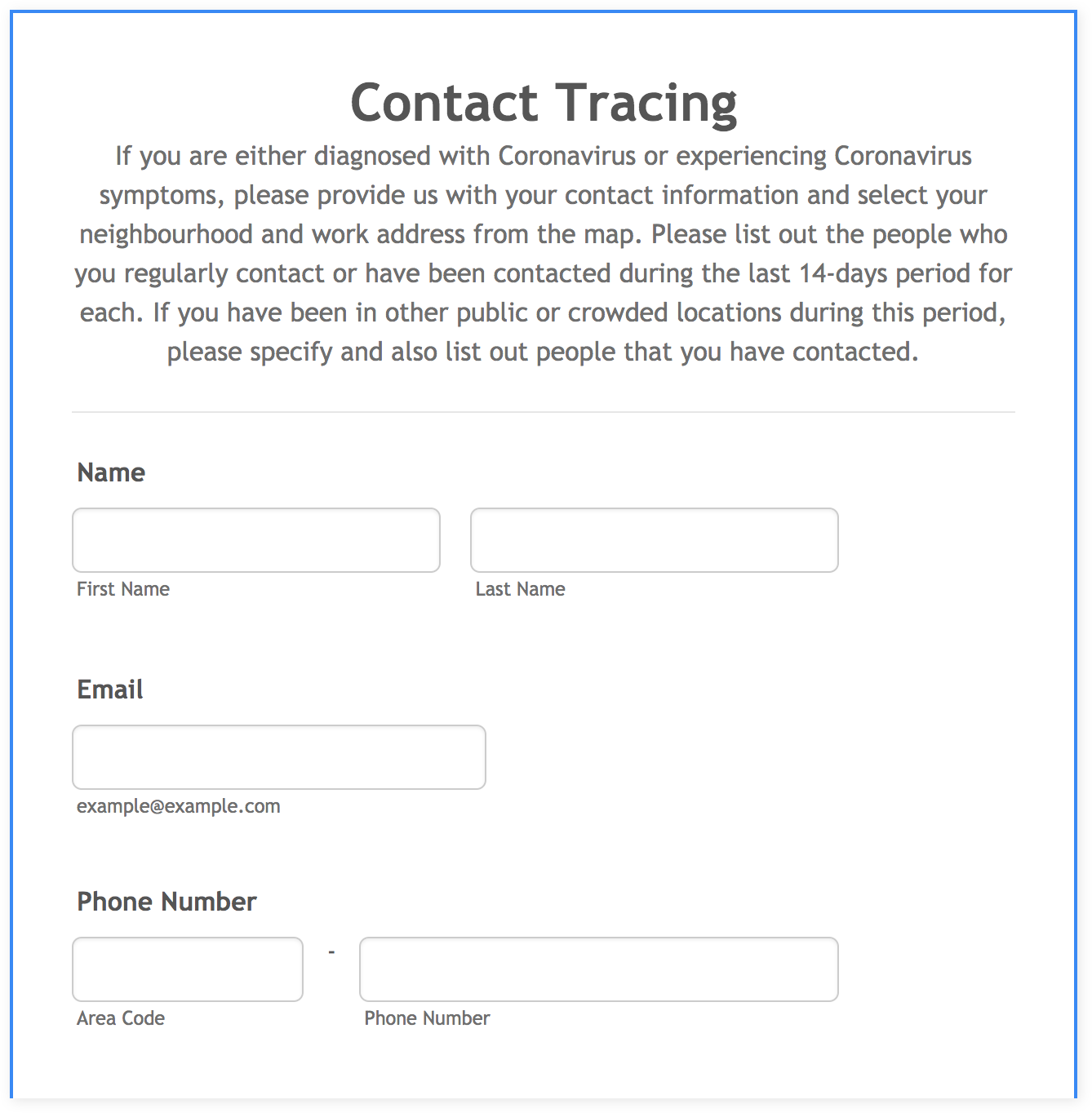 Contact Tracing