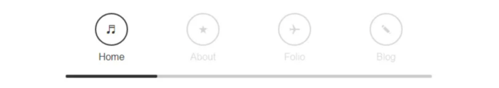 Horizontal CSS Menu With Icons