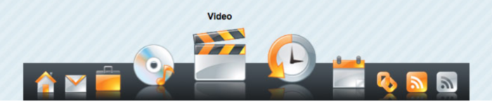 CSS Dock Fish Eye Menu