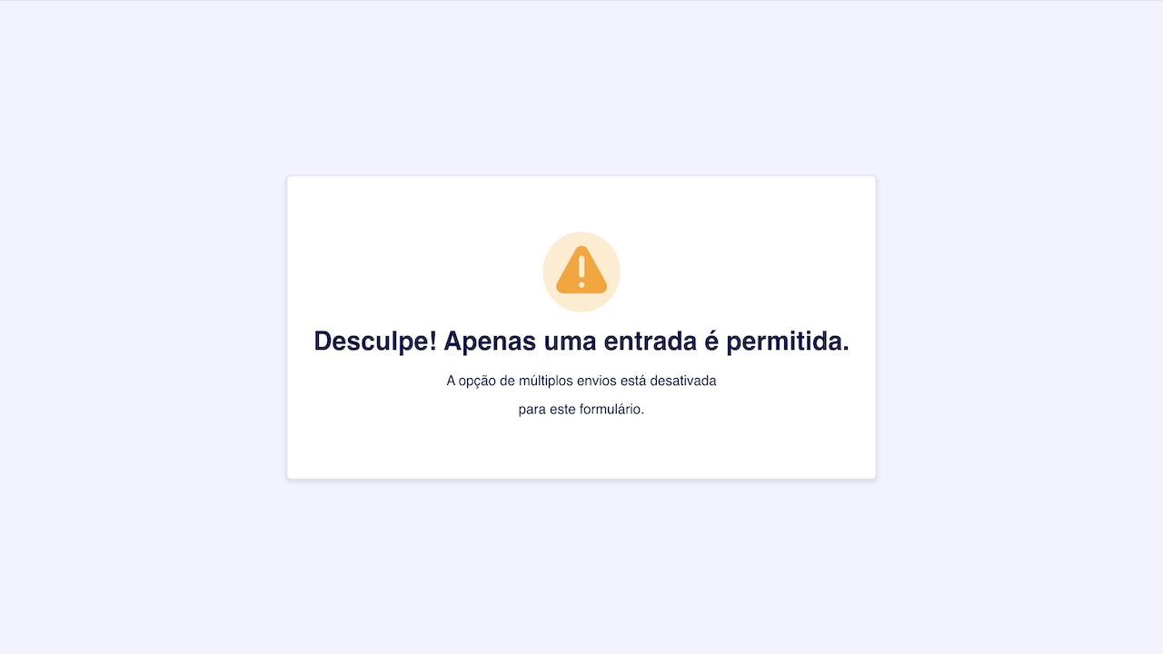 Campo Exclusivo - Aviso