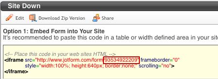 get form id 2