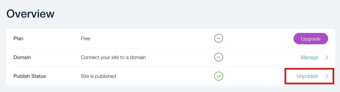 How to unpublish a Wix site in 4 simple steps Image-3