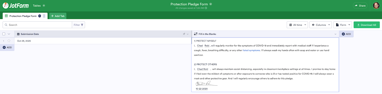 7 advanced Jotform Tables features to do more with your form data Image-8