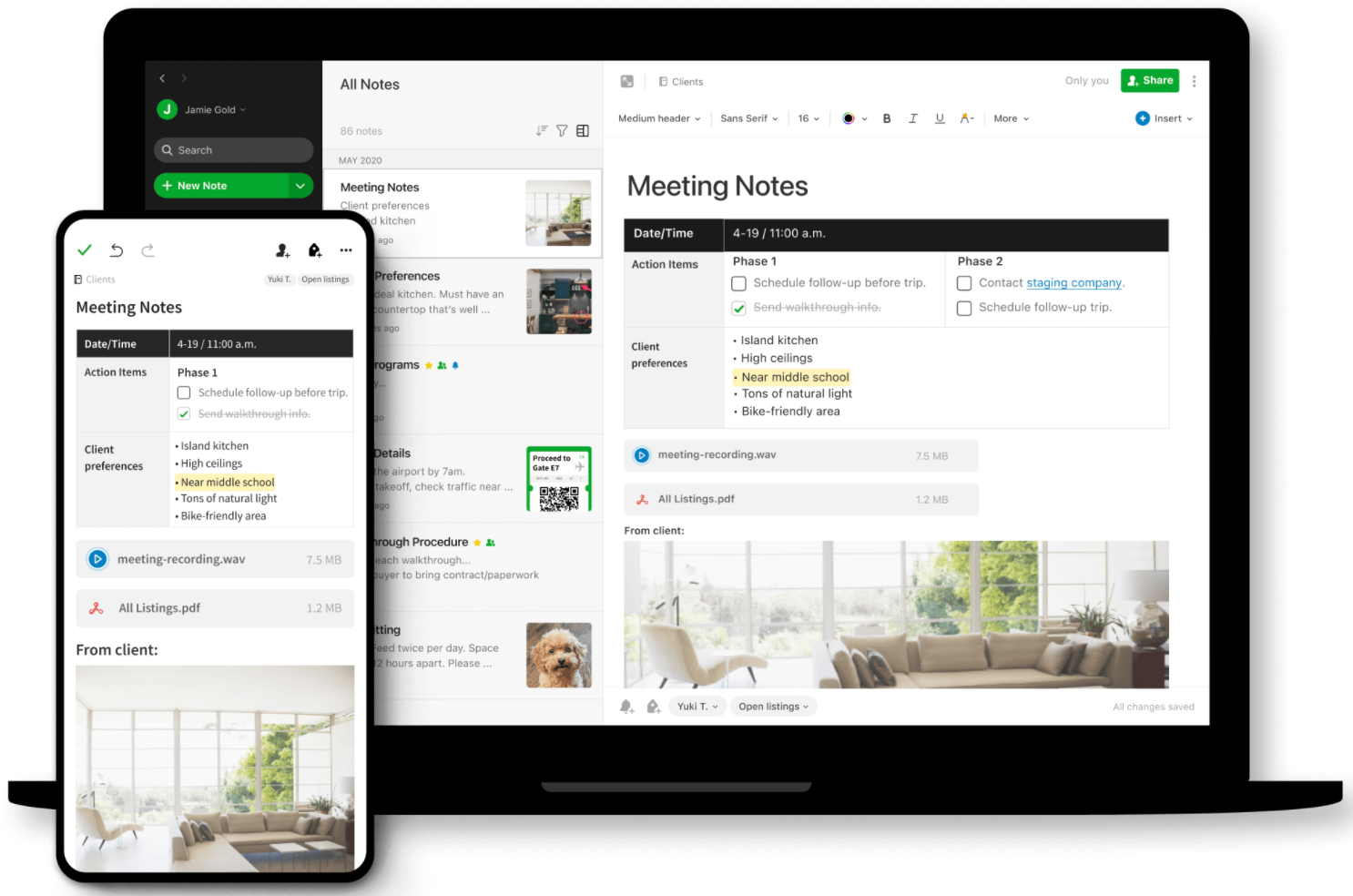 Evernote Mockup