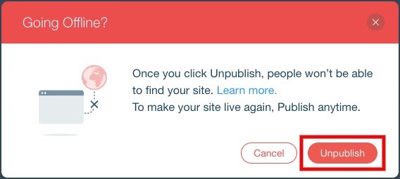 How to unpublish a Wix site in 4 simple steps Image-4