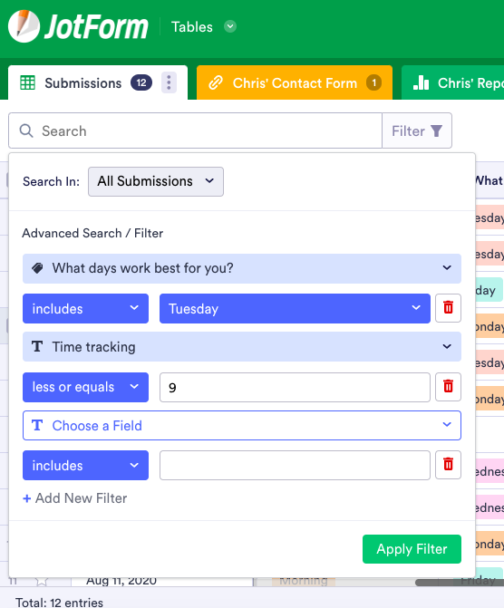 How to use Jotform Tables to manage projects Image-3