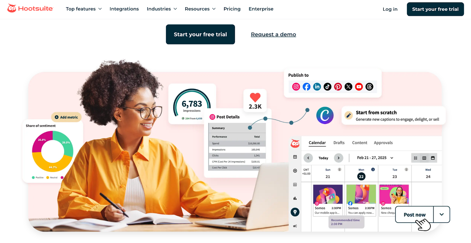 Hootsuite Landing