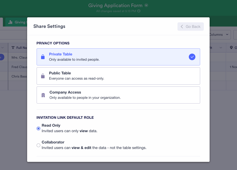 How to use Jotform Tables to facilitate giving Image-3