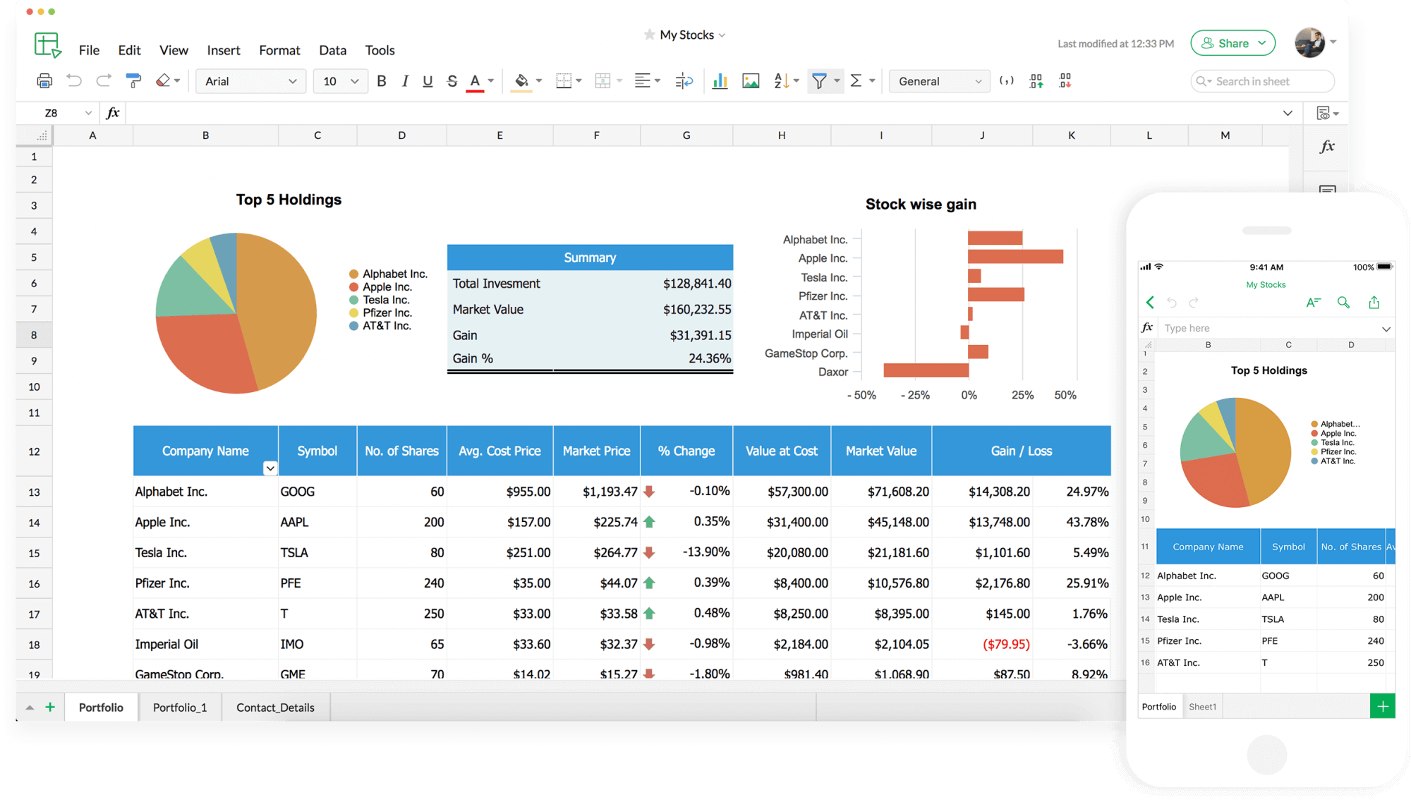 Zoho Sheet