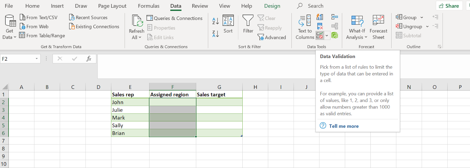 How to create a dropdown in Excel Image-3