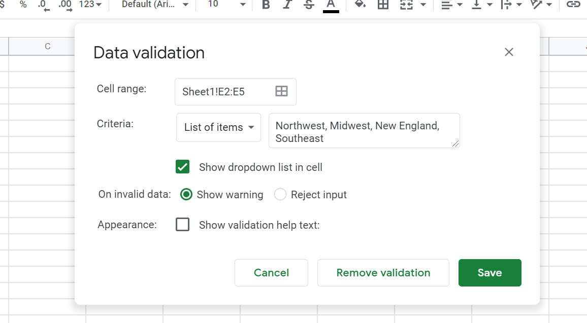 How to create a dropdown in Excel Image-13