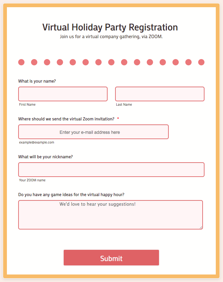 How to Create a Great Invitation Form for Your Company Holiday Party Image-1