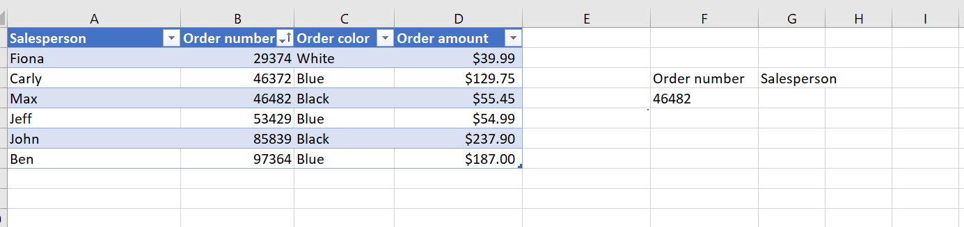 How to use lookup in Excel (and Jotform Tables) Image-2