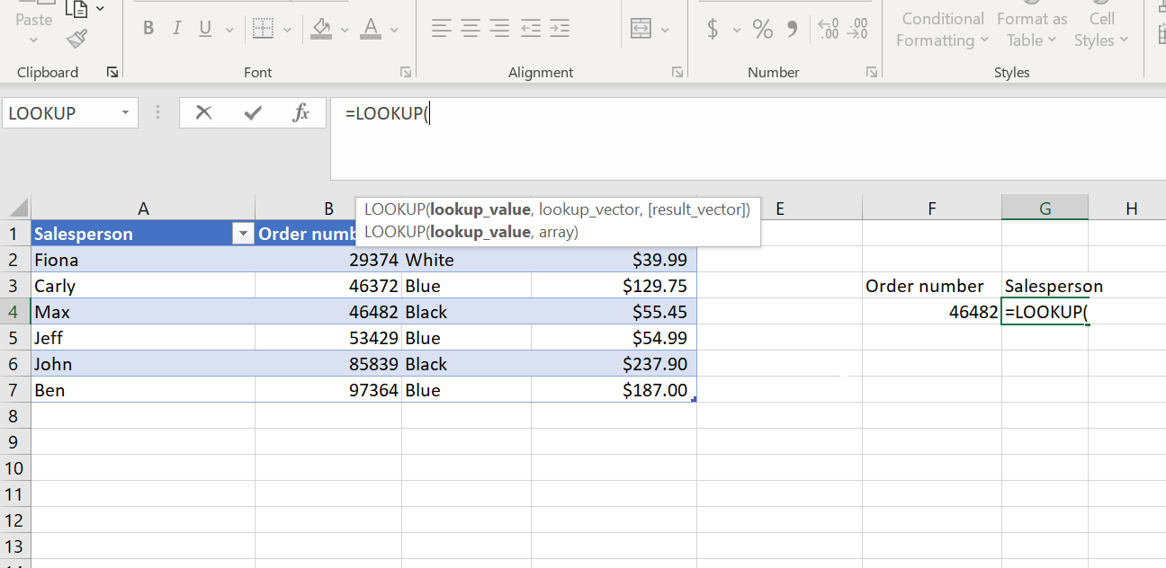 How to use lookup in Excel (and Jotform Tables) Image-3