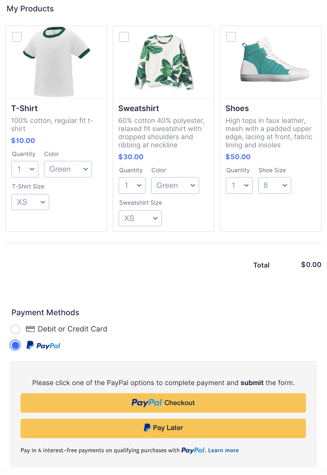 Announcing PayPal’s Pay in 4 integration Image-2