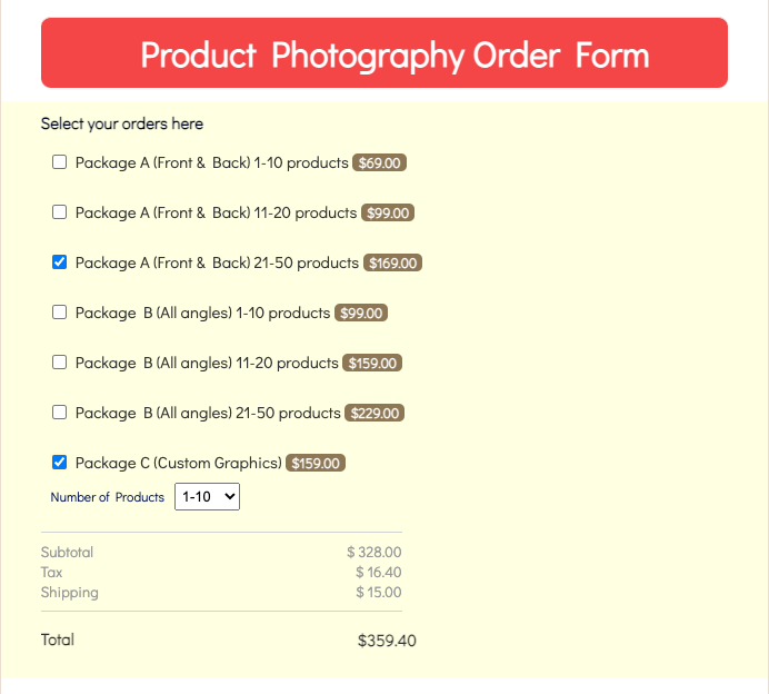 How to price your photography work Image-1