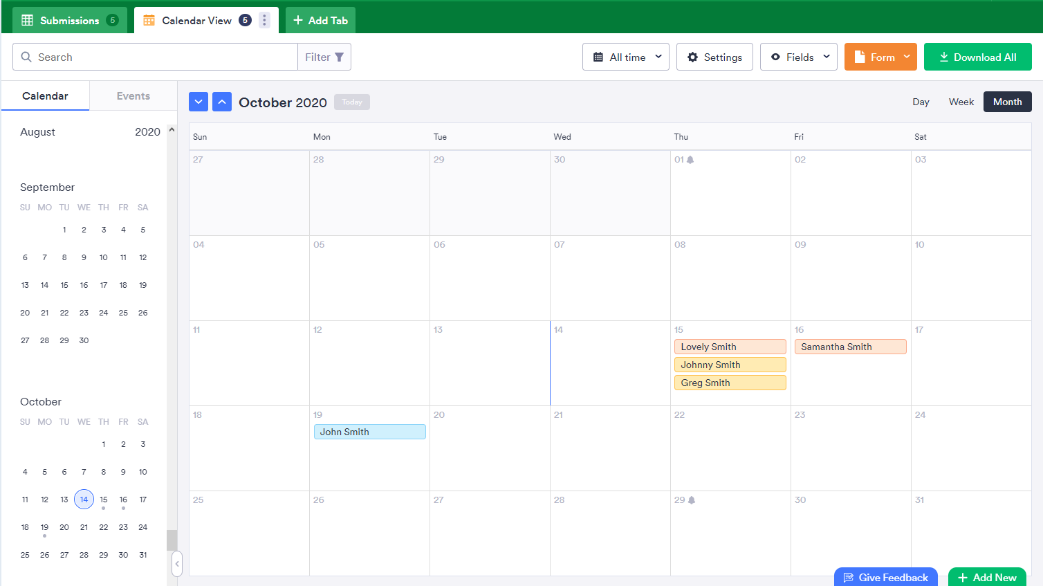 Calendar
