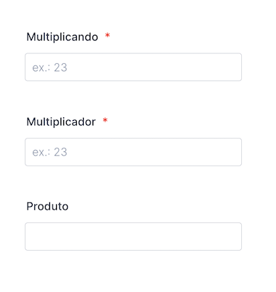 Formulário exemplo - 1