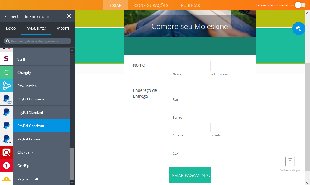 Colete múltiplos tipos de pagamentos usando a nova integração ao PayPal Checkout Image-1