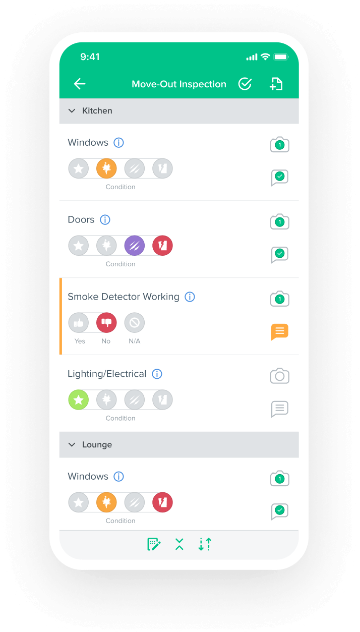 Screenshot from Happy Inspector's interface
