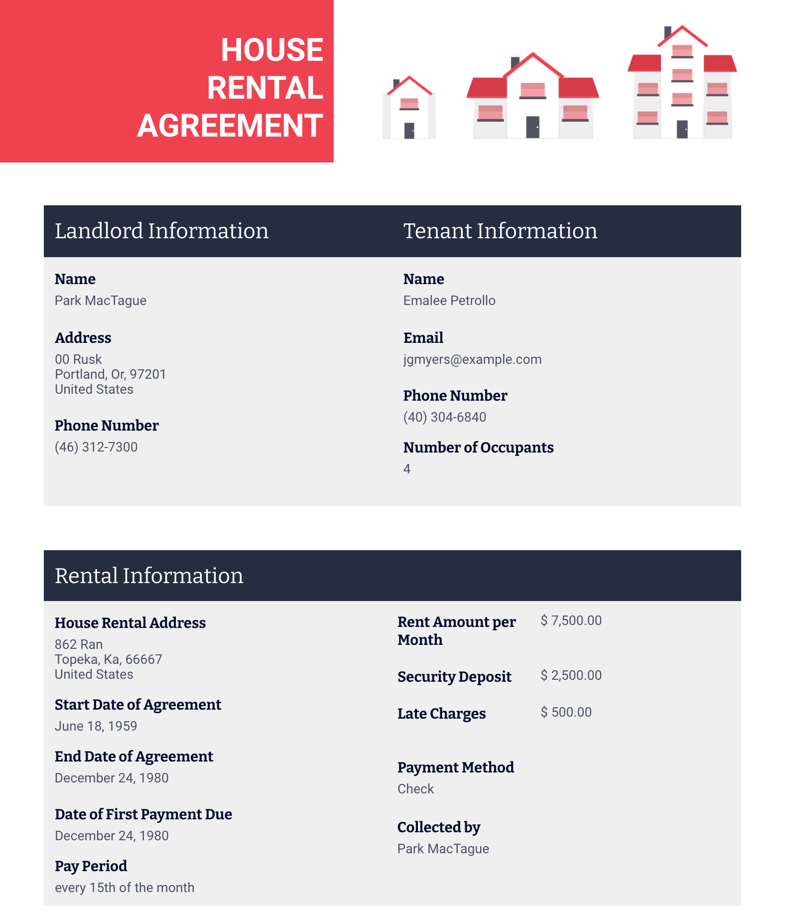 House Rental Lease Agreement Template