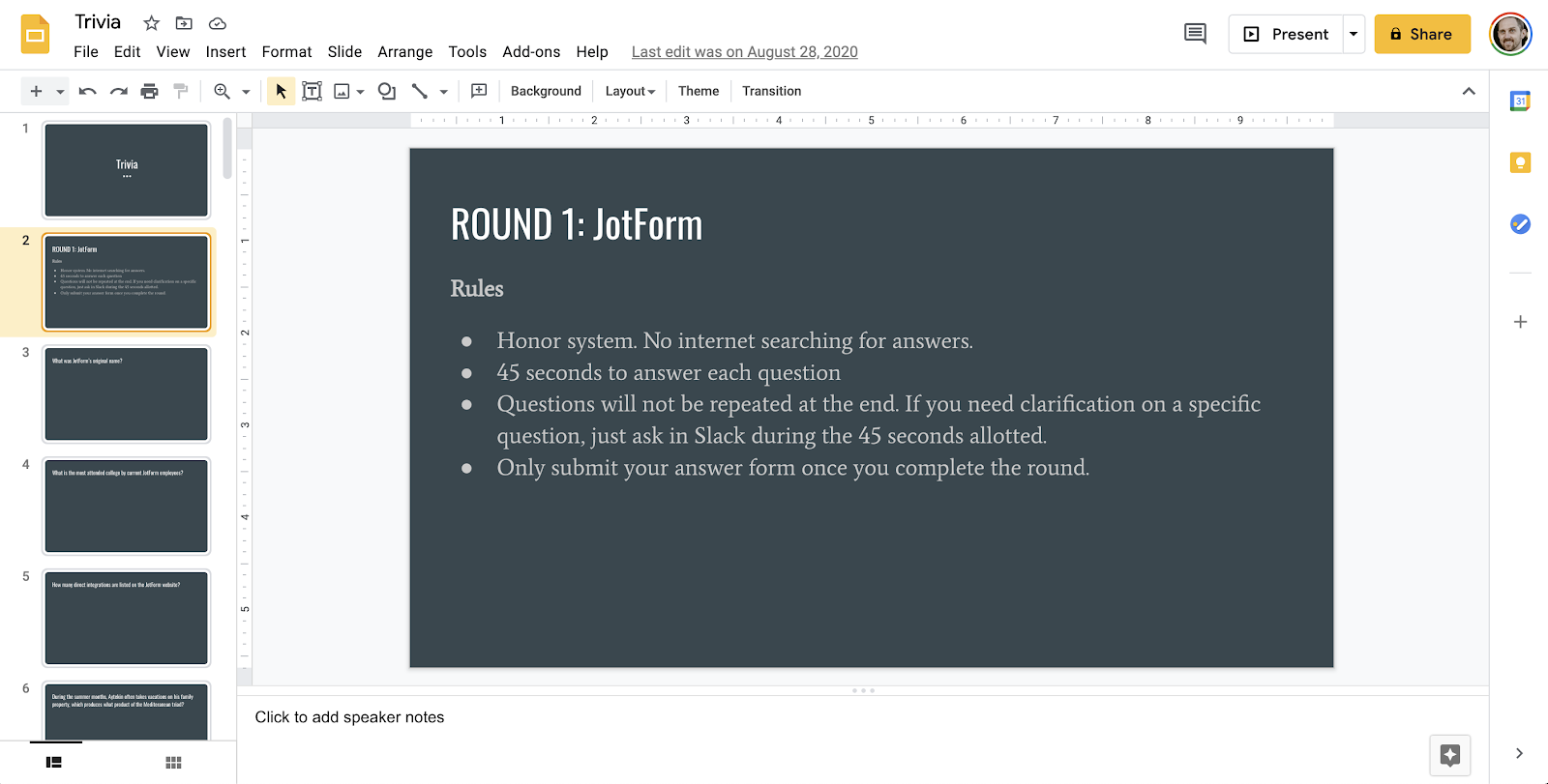 How to run a remote trivia night using Jotform Image-1