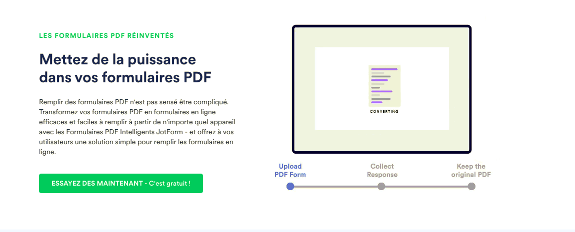Editeur PDF de Jotform : transformez les réponses à vos formulaires en PDF bien conçus Image-1