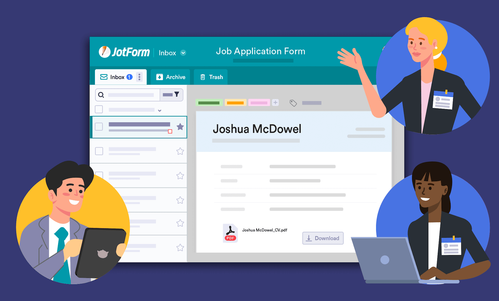 Enabling the future of work through data collection