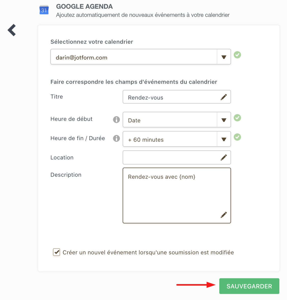 Nouvelle intégration de Google Agenda Image-6