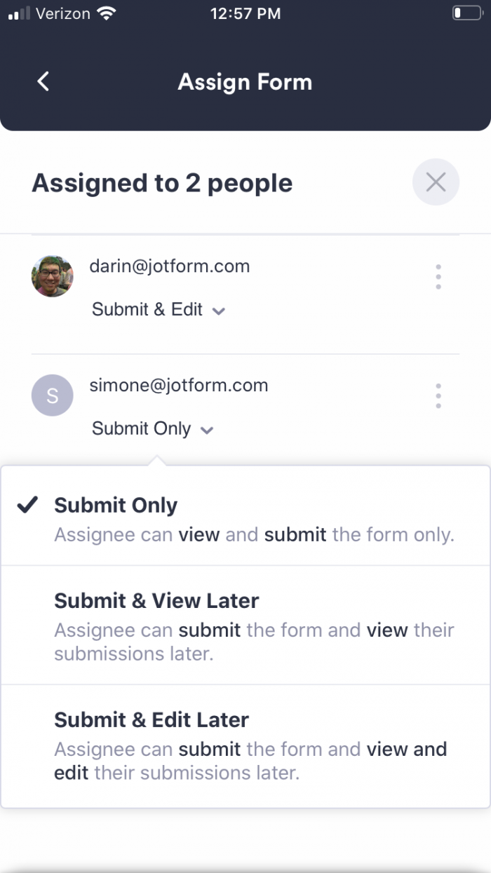 Comment assigner des formulaires dans Jotform pour améliorer le travail collaboratif Image-40